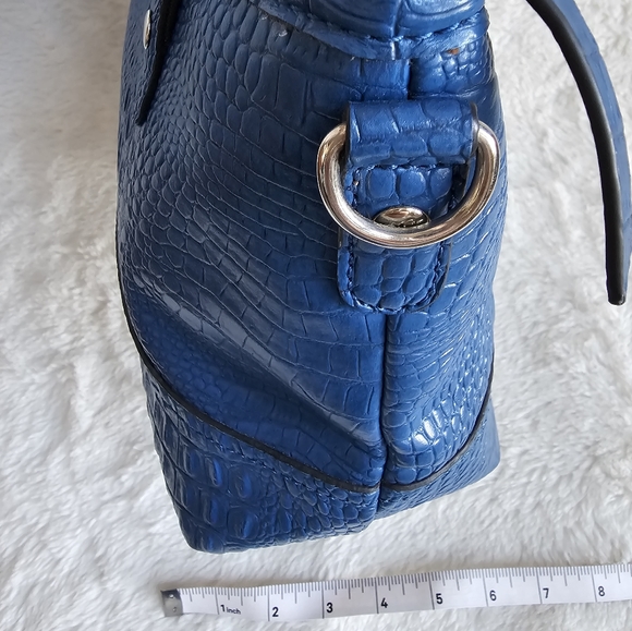 Relic Blue Vegan Croc Handbag - Picture 5 of 10